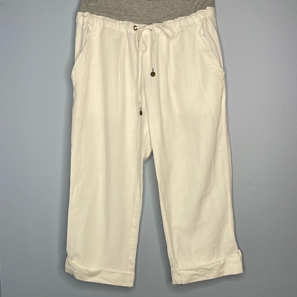 Tommy Girl Medium Capri Pants with Elastic Waistband